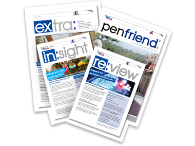 A selection of newsletters published by the RPS